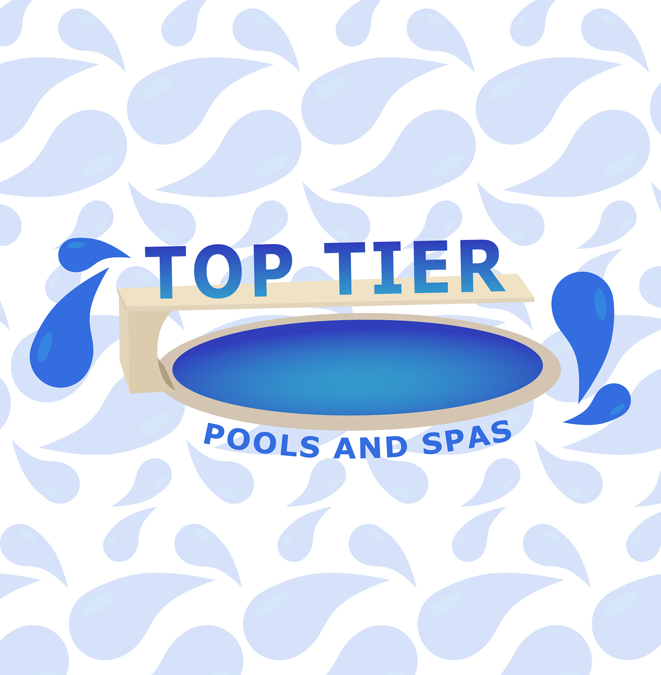 Top Tier Pool and Spas Logo | Maggie Robison